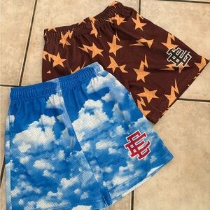 Eric Emanuel Bape Star and morning cloud Cloud Shorts